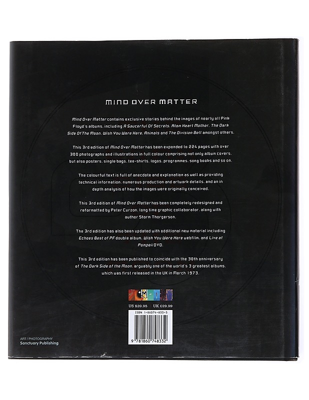 Mind over Matter - Storm Thorgerson. - Taide- ja kulttuurikirjat - 10105555754 - 1
