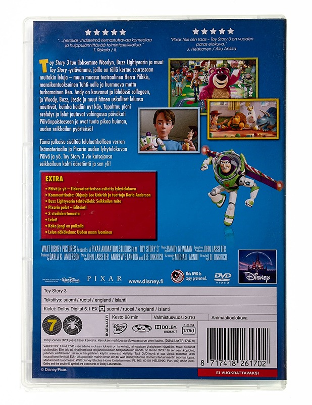 Disney/Pixar : Toy Story 3 - DVD - DVD-elokuvat - 10105555758 - 1