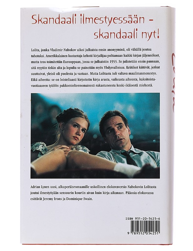 Lolita - Nabokov, Vladimir - Romaanit ja novellit - 10105555766 - 1