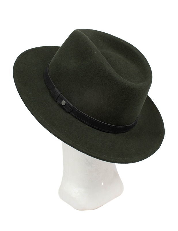STETSON tummanvihreä hattu - Päähineet - 10105555834 - 1