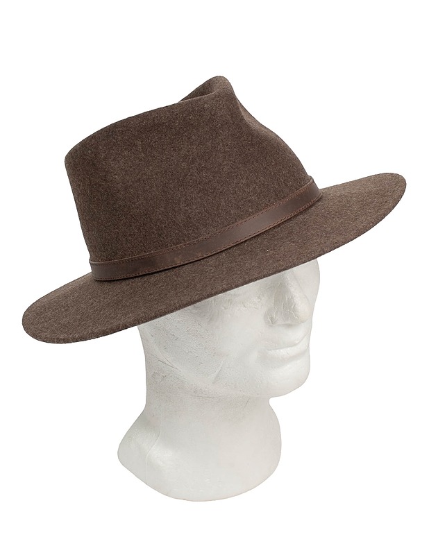 STETSON tummanruskea hattu - Päähineet - 10105555839 - 0