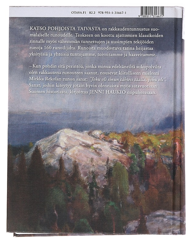 Katso pohjoista taivasta : runoja Suomesta - Haukio, Jenni - Runot ja näytelmät - 10105555904 - 1