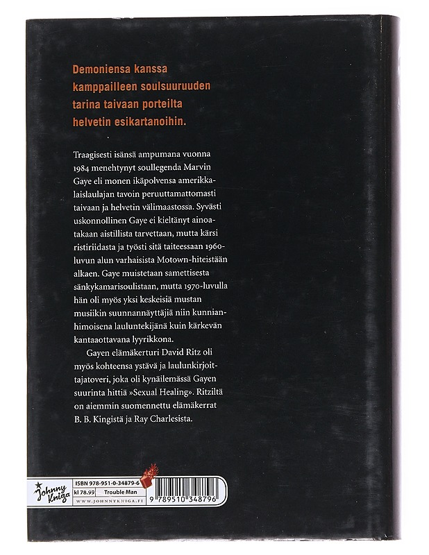 Särkynyt sielu : Marvin Gayen elämä - David Ritz - Elämäkerrat ja muistelmat - 10105555910 - 1