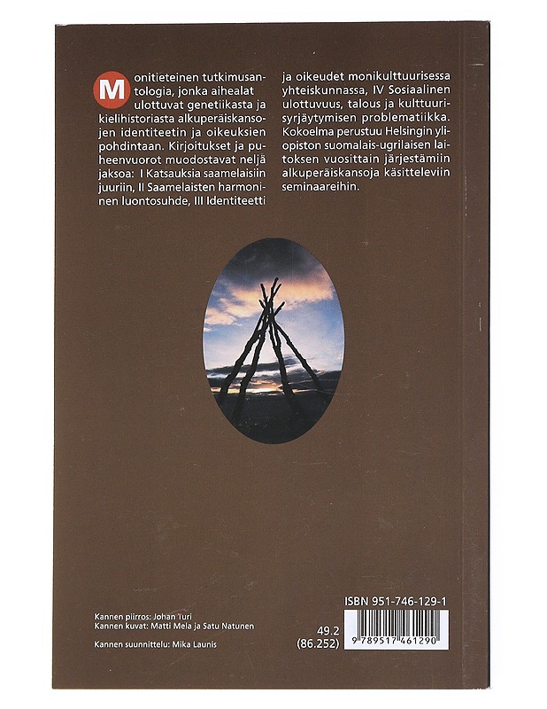 Saamelaisten geneettiset juuret - Savontaus, Marja-Liisa - Historiakirjat - 10105555957 - 1