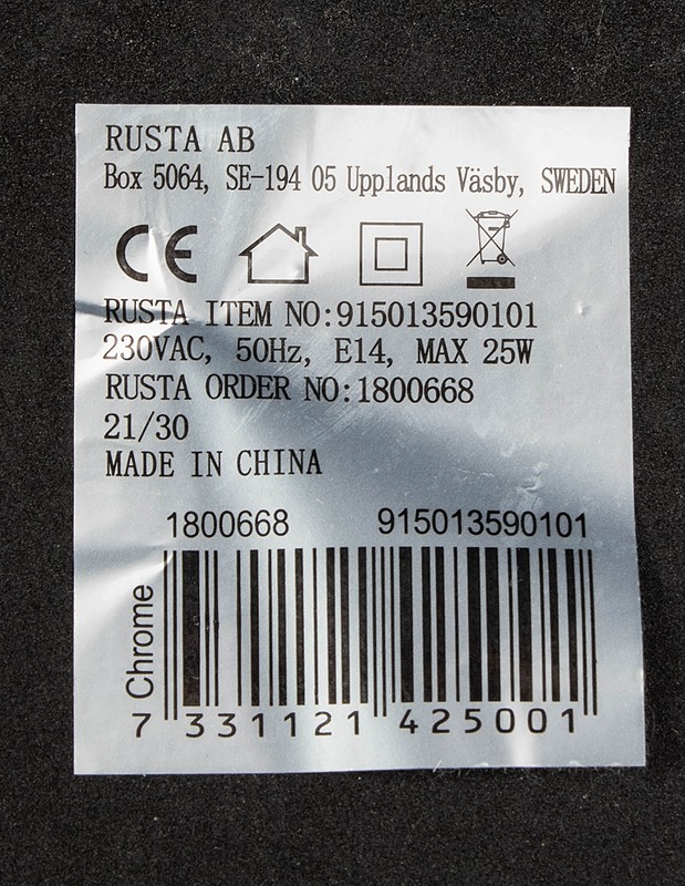RUSTA 915013590101 pöytävalaisin - Valaisimet - 10105555963 - 3