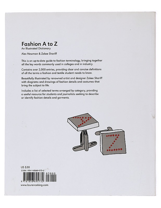 Fashion A to Z : an illustrated dictionary - Newman, Alex - Harrastekirjat - 10105555984 - 1
