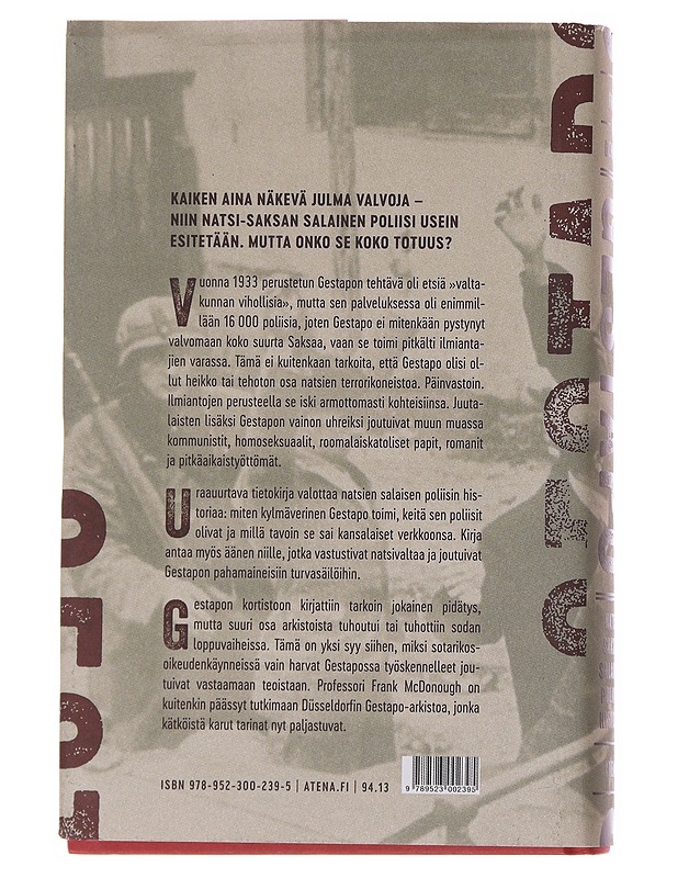 Gestapo / natsi-Saksan salaisen poliisin historia - McDonough, Frank - Elämäkerrat ja muistelmat - 10105556034 - 1