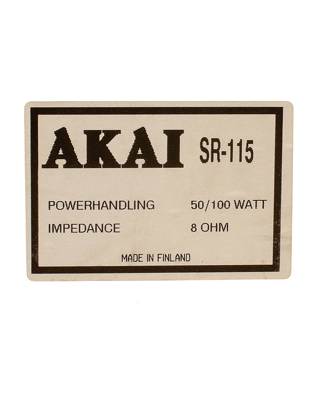 AKAI SR-115 -kaiutinpari - Audio - 10105556039 - 3