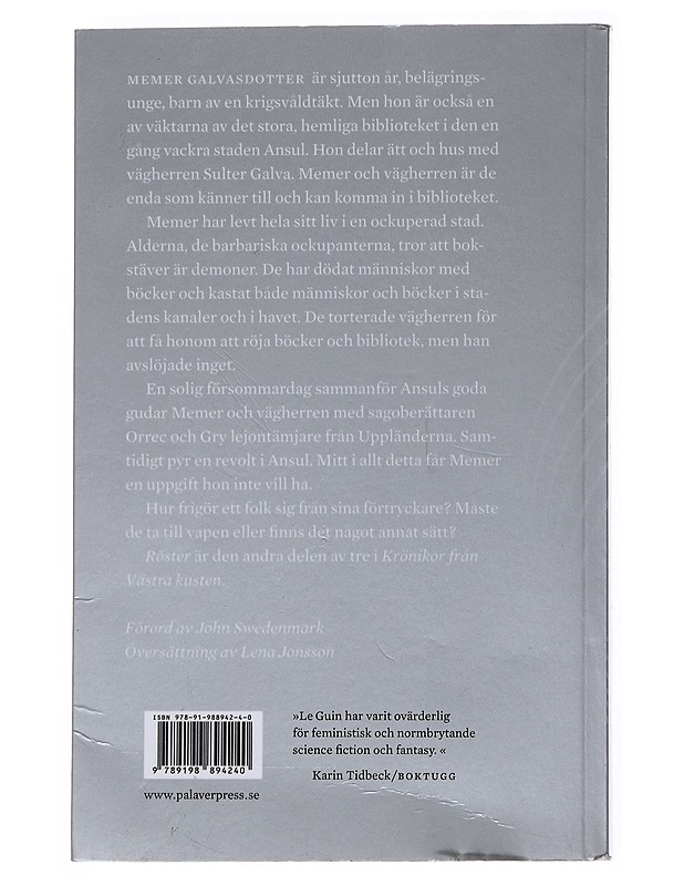 Röster - Le Guin, Ursula K. - Fantasia- ja scifi - 10105556068 - 1