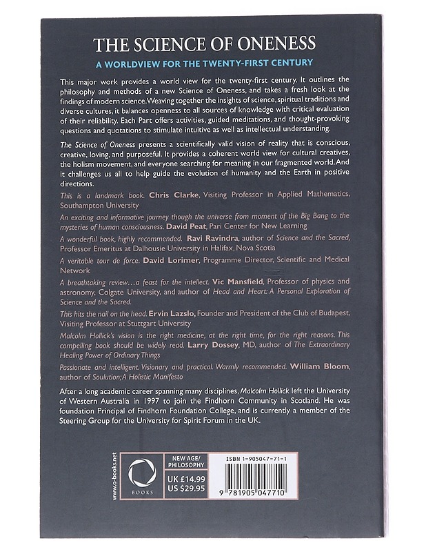 The science of oneness - Hollick, Malcolm - Tietokirjat - 10105556114 - 1