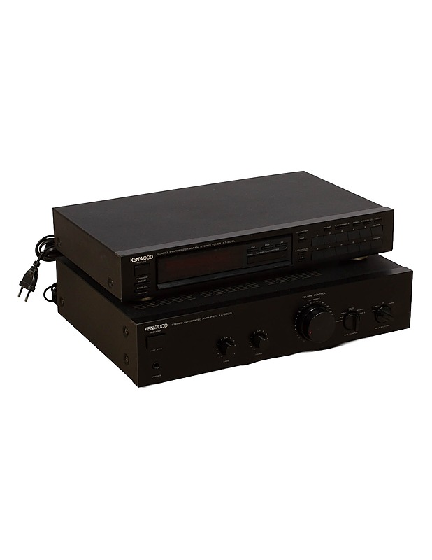 KENWOOD KA-550D vahvistin ja KT-2010L AM/FM viritin - Viihde-elektroniikka - 10105556142 - 0