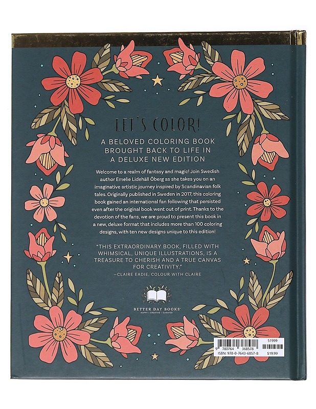 Fairy Tales & Folklore Coloring Book - Öberg, Emelie Lidehäll - Tietokirjat ja oppaat - 10105556182 - 1