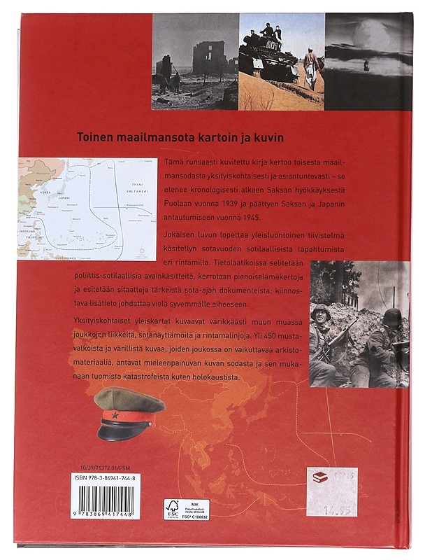 Toinen Maailmansota: Kuva-atlas - Fischer, Rolf - Historiakirjat - 10105556188 - 1