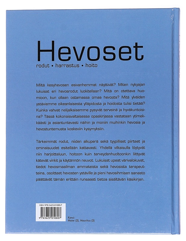 Hevoset / rodut, harrastus ja hoito - Saskia Brixner - Tietokirjat ja oppaat - 10105556196 - 1