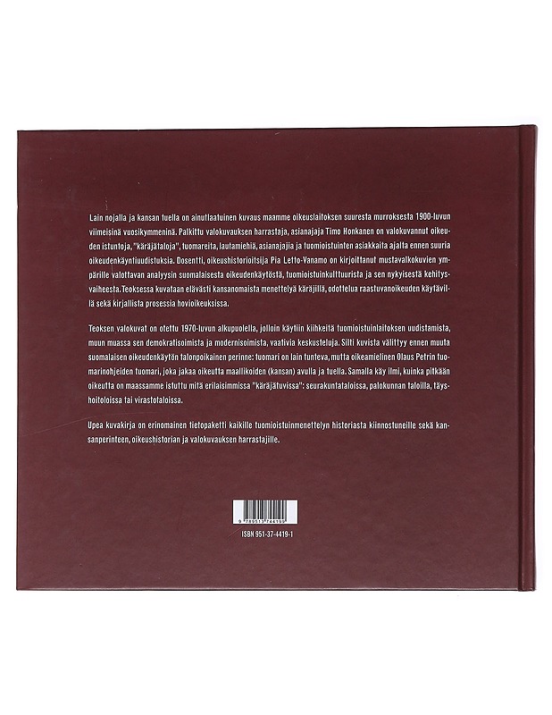 Lain Nojalla ja Kansan Tuella -Pia Letto-Vanamo, Timo Honkanen - Romaanit ja novellit - 10105556206 - 1
