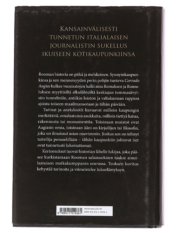 Rooman salaisuudet / muistoja, kertomuksia ja henkilöitä - Augias, Corrado - Elämäkerrat ja muistelmat - 10105556209 - 1
