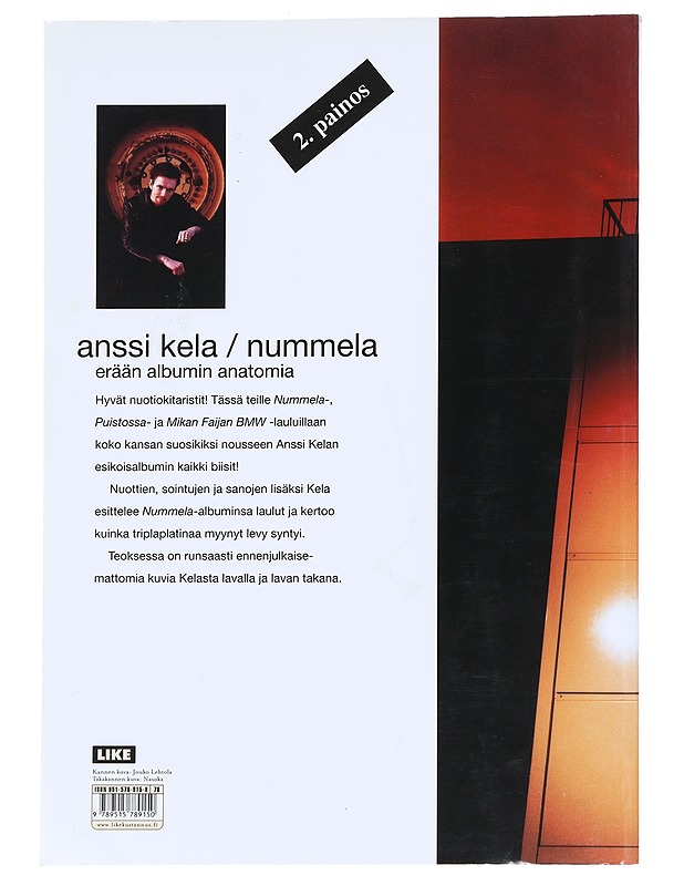 Nummela: erään albumin anatomia - Anssi Kela - Musiikki- ja elokuvakirjat - 10105556227 - 1