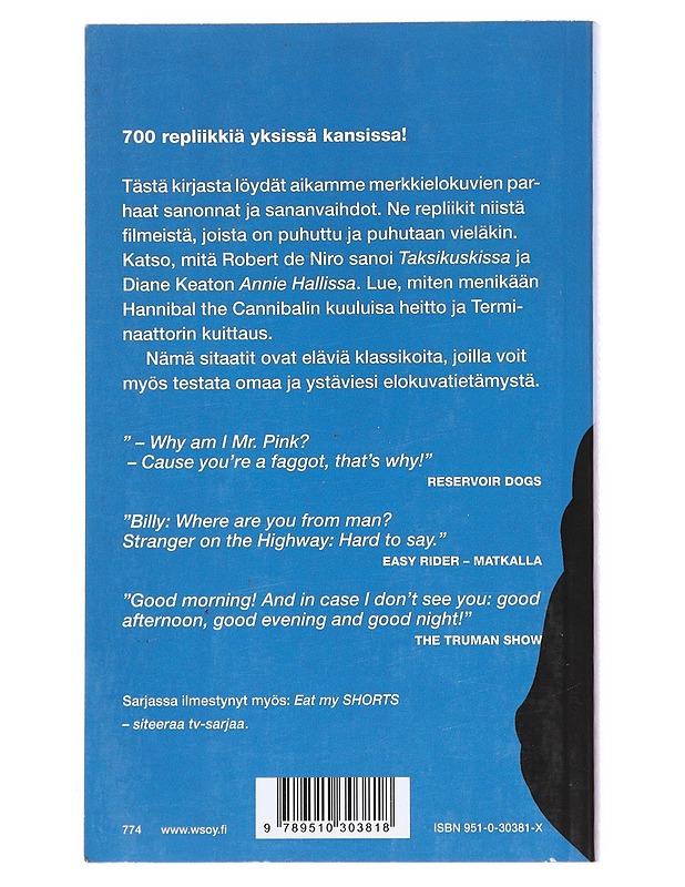 Go ahead punk, make my day : siteeraa kulttielokuvaa - Nicotext - Harrastekirjat - 10105556276 - 1
