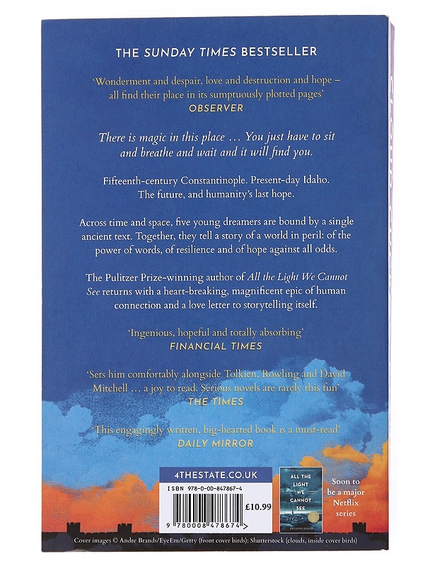 Cloud Cuckoo Land - Anthony Doerr - Romaanit ja novellit - 10105556314 - 1