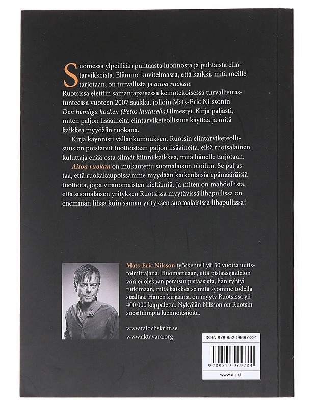 Aitoa ruokaa - Nilsson, Mats-Eric - Tietokirjat ja oppaat - 10105556324 - 1