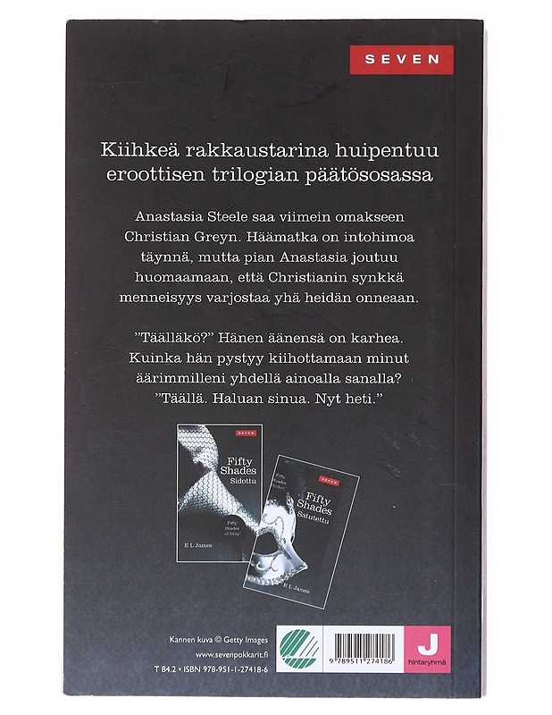 Fifty shades / 3 Vapautettu - James - Romaanit ja novellit - 10105556331 - 1
