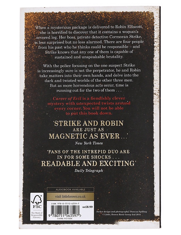 Career of evil - Robert Galbraith - Jännitys ja dekkarit - 10105556348 - 1
