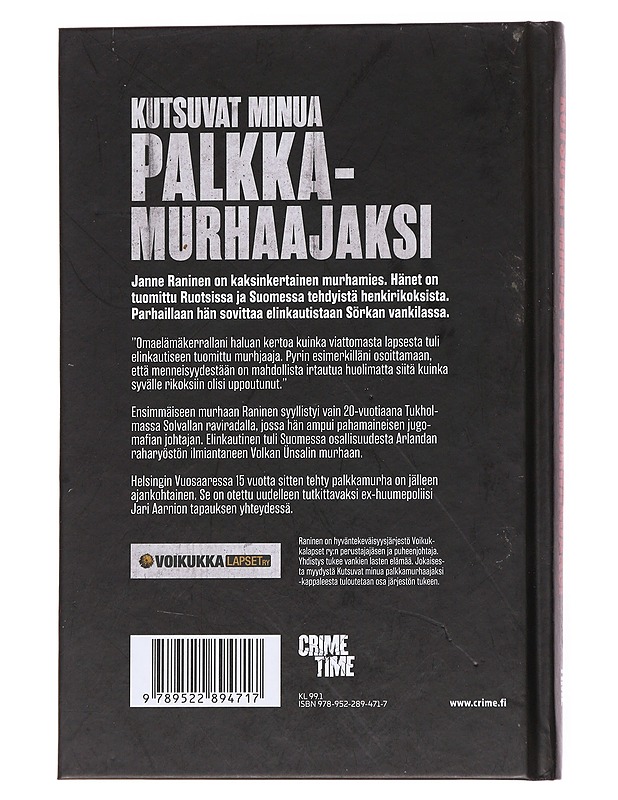 Kutsuvat minua palkkamurhaajaksi- Raninen, Janne - Elämäkerrat ja muistelmat - 10105556354 - 1