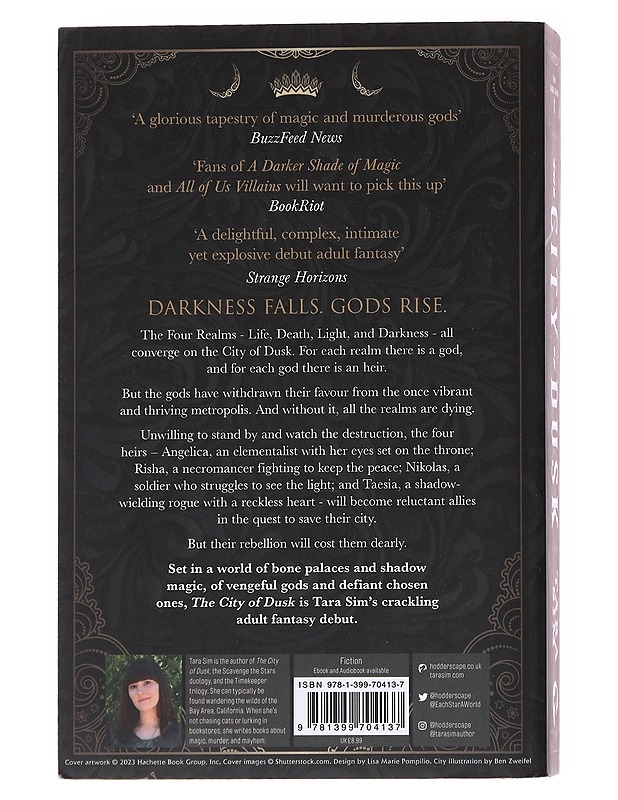 The City of Dusk, Book one of the Dark Gods - Tara Sim - Fantasia- ja scifi - 10105556370 - 0