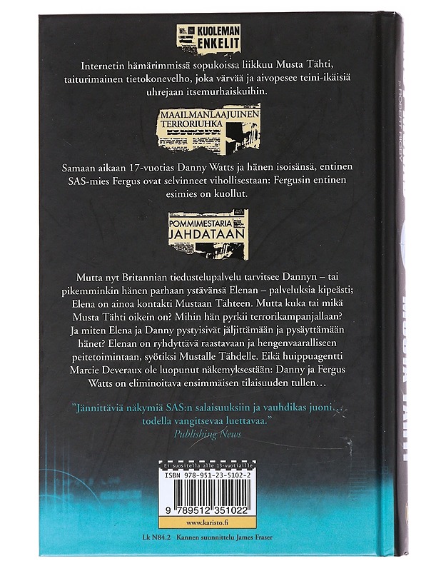 Musta tähti - McNab, Andy - Jännitys ja dekkarit - 10105556397 - 1
