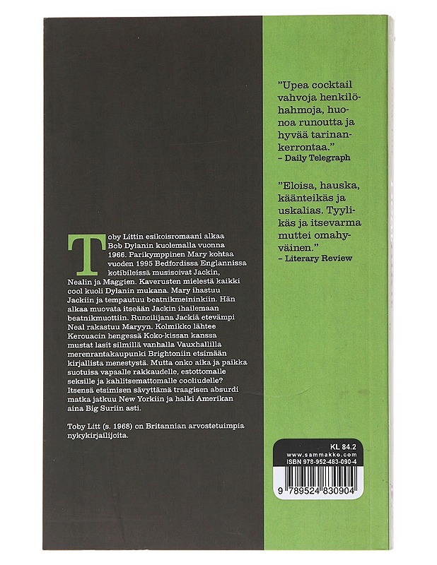 Beatnikit : englantilainen road movie : romaani - Litt, Toby - Romaanit ja novellit - 10105556407 - 1