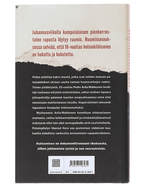 Hukkuminen : kertomus Kumpulan surmayöstä - Perttu Häkkinen - Jännitys ja dekkarit - 10105556443 - 1