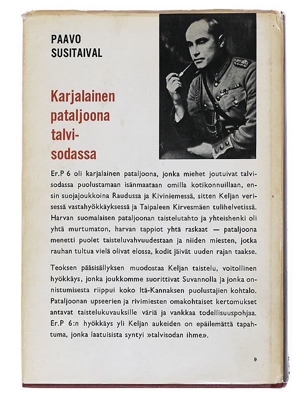 Karjalainen pataljoona talvisodassa (Er.P6) - Paavo Susitaival - Historiakirjat - 10105556447 - 1
