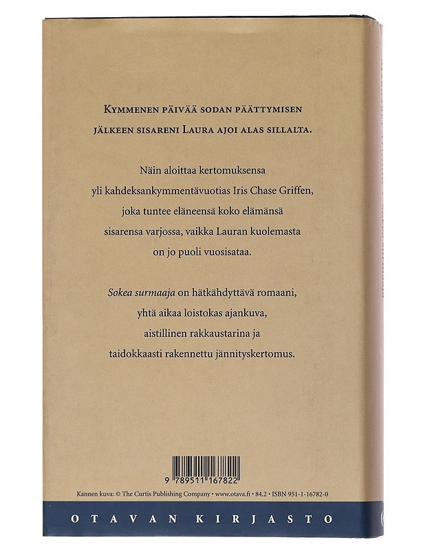 Sokea surmaaja - Atwood, Margaret - Romaanit ja novellit - 10105556470 - 1