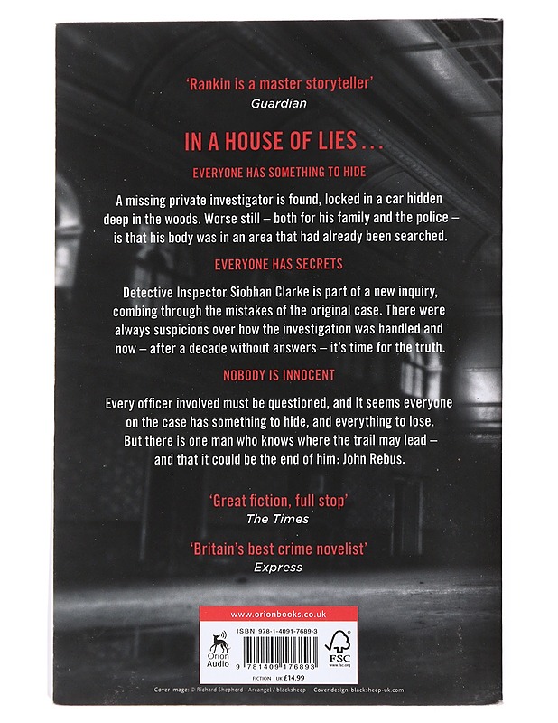 In a house of lies - Ian Rankin - Romaanit ja novellit - 10105556466 - 1