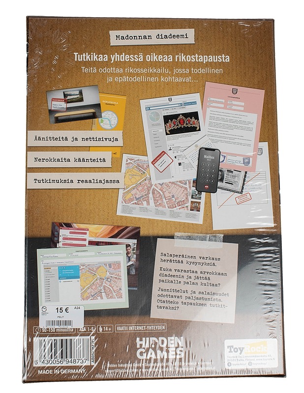 TOYROCK Hiddengames Rikospaikka: Madonnon diadeemi lautapeli - Lautapelit - 10105556482 - 1