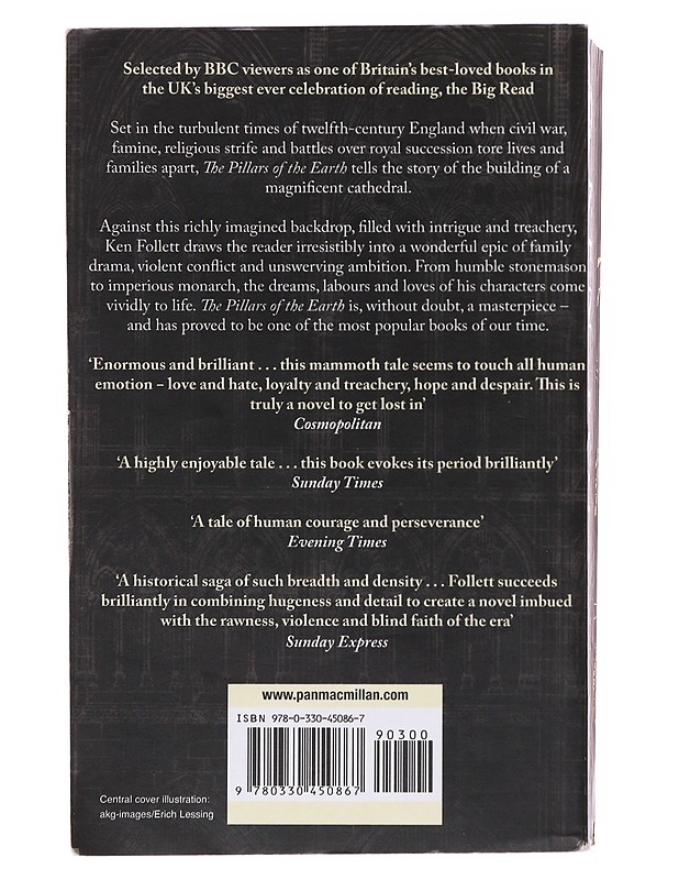 The Pillars of the Earth - Follett, Ken - Kaunokirjallisuus - 10105556538 - 1