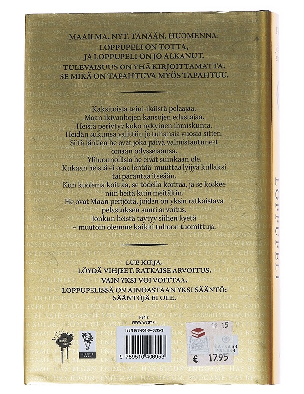 Loppupeli - Frey, James - Fantasia- ja scifi - 10105556564 - 1