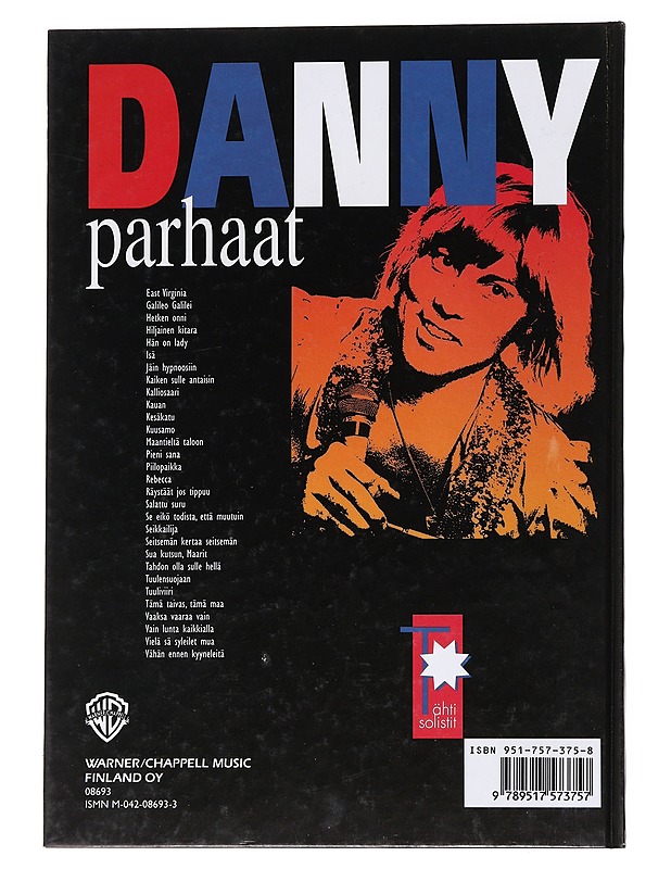 Danny : parhaat - Danny - Musiikki- ja elokuvakirjat - 10105556596 - 1