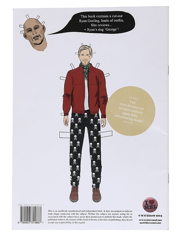 Ryan Gosling Paperboy - Mel Simon Elliot - Taide- ja kulttuurikirjat - 10105556733 - 0