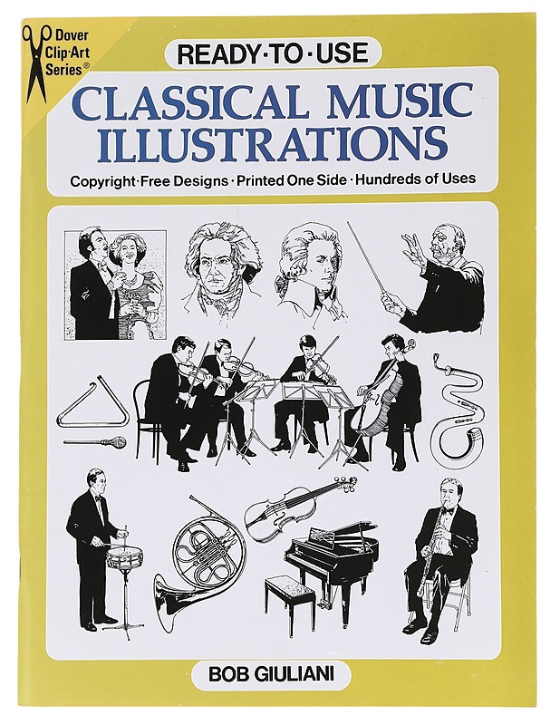 Ready-to-use classical music illustrations - Bob Giuliani - Tietokirjat ja oppaat - 10105556732 - 0