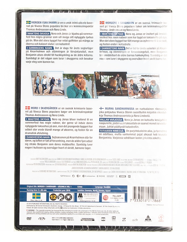 Morden I sandhamn Kausi 6 - DVD - DVD-elokuvat - 10105556768 - 1