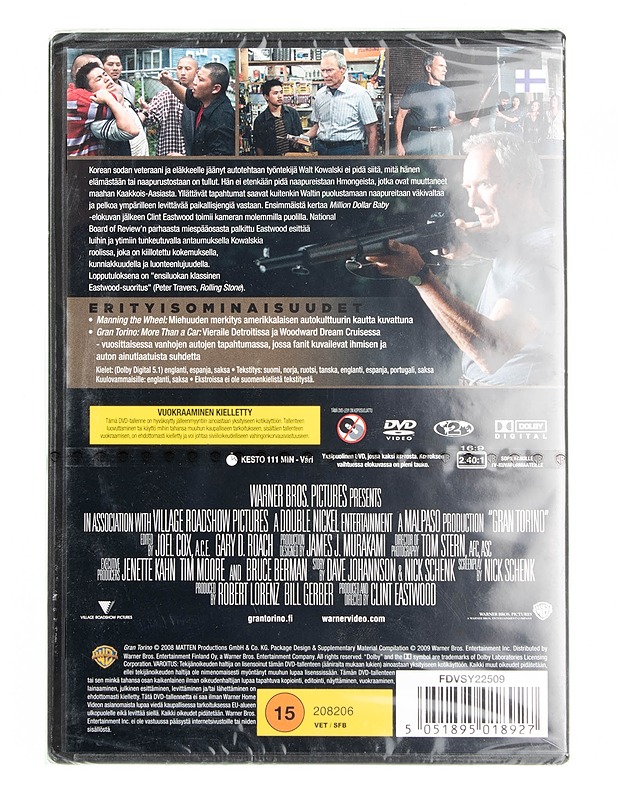 Gran Torino - DVD - DVD-elokuvat - 10105556784 - 1