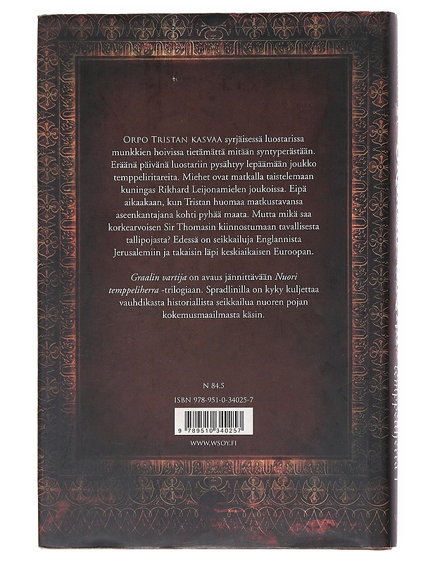 Graalin vartija - Spradlin, Michael P. - Romaanit ja novellit - 10105556791 - 1