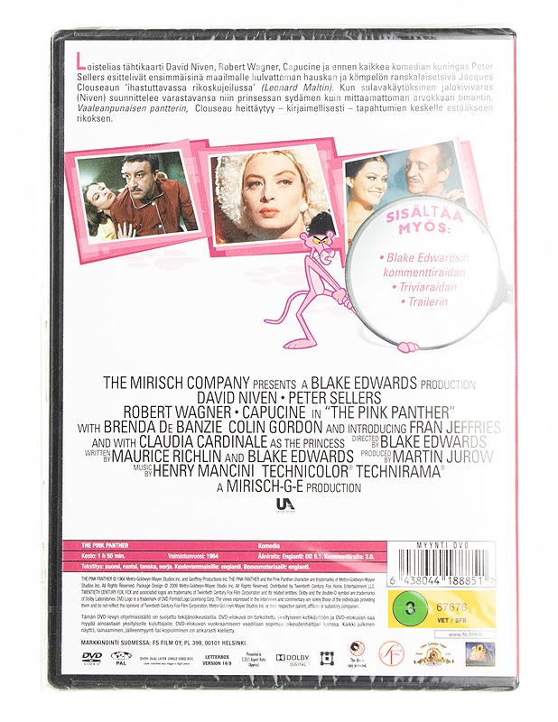 Vaaleanpunainen pantteri - DVD - DVD-elokuvat - 10105556790 - 1