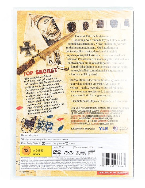 Bodomin legenda - DVD - DVD-elokuvat - 10105556801 - 1
