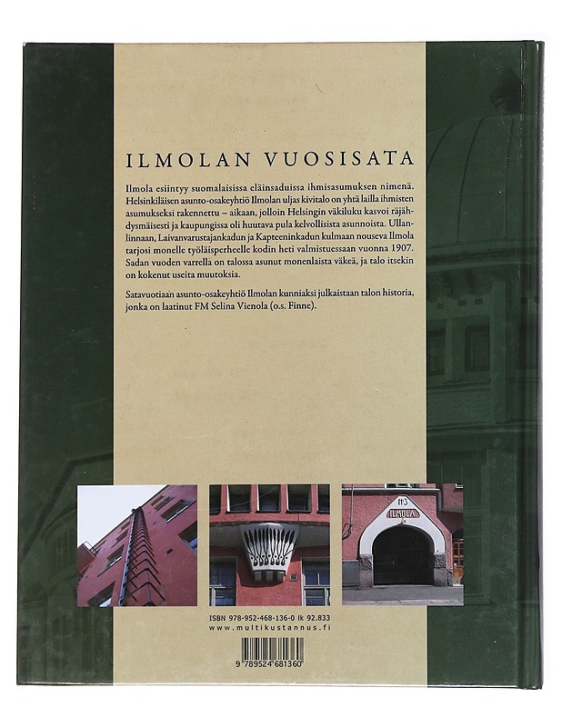 Ilmolan vuosisata - Selina Vienola - Historiakirjat - 10105556802 - 1