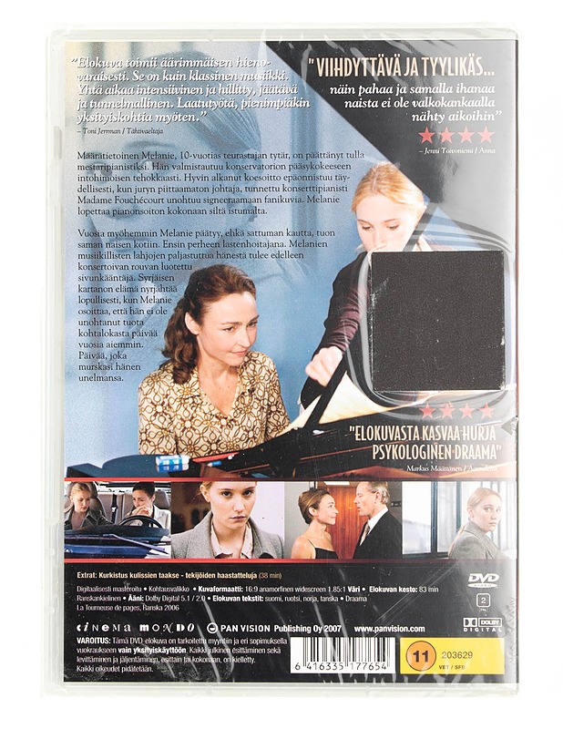 Pianistin sivunkääntäjä - DVD - DVD-elokuvat - 10105556805 - 1
