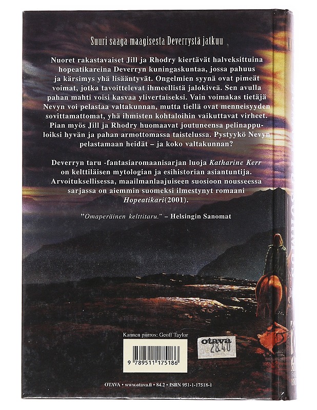 Deverryn taru 2 : Lumottu sormus - Kerr, Katharine - Romaanit ja novellit - 10105556810 - 1