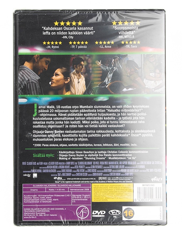 Slummien miljonääri - DVD - DVD-elokuvat - 10105556815 - 1