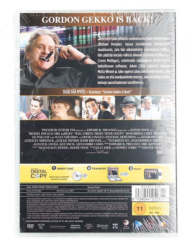 Wall street money never sleeps - DVD - DVD-elokuvat - 10105556819 - 1